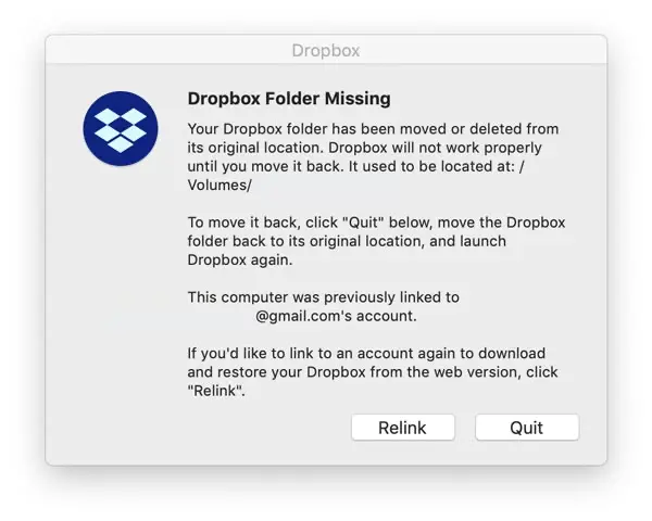 dropbox-folder-missing-mac