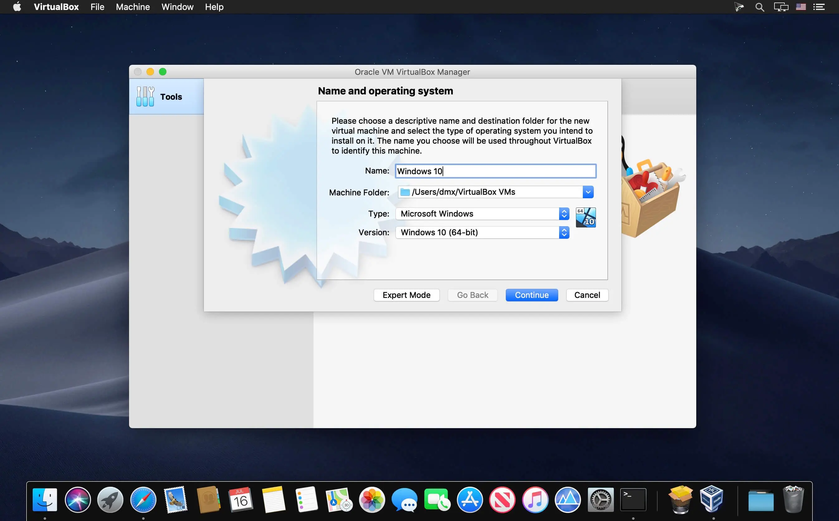 virtualbox