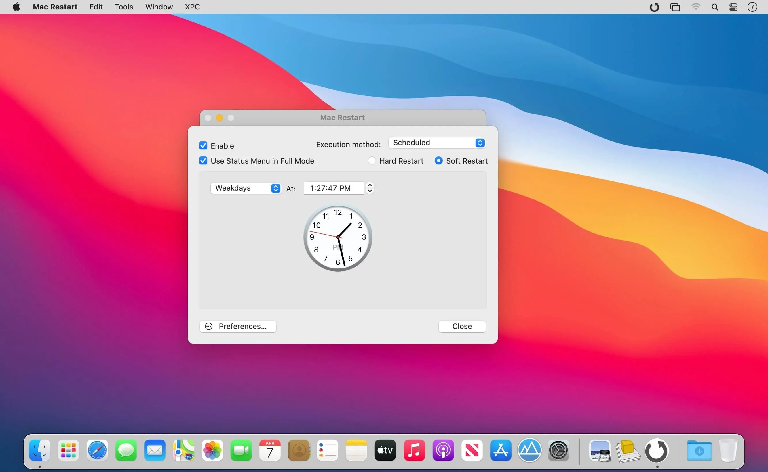 mac restart 2 3