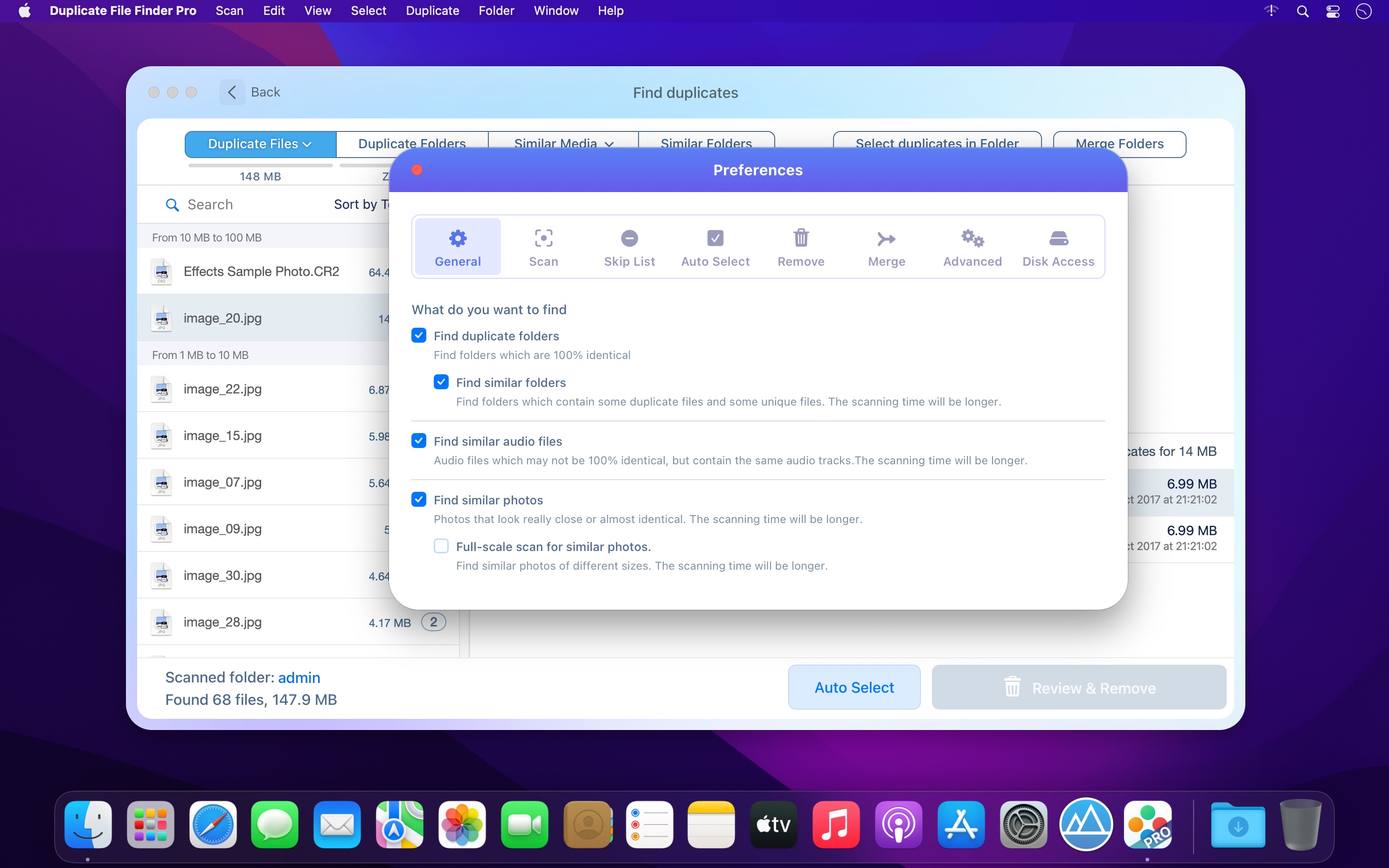 Duplicate File Finder Pro 7.3.2 -  查找重复文件